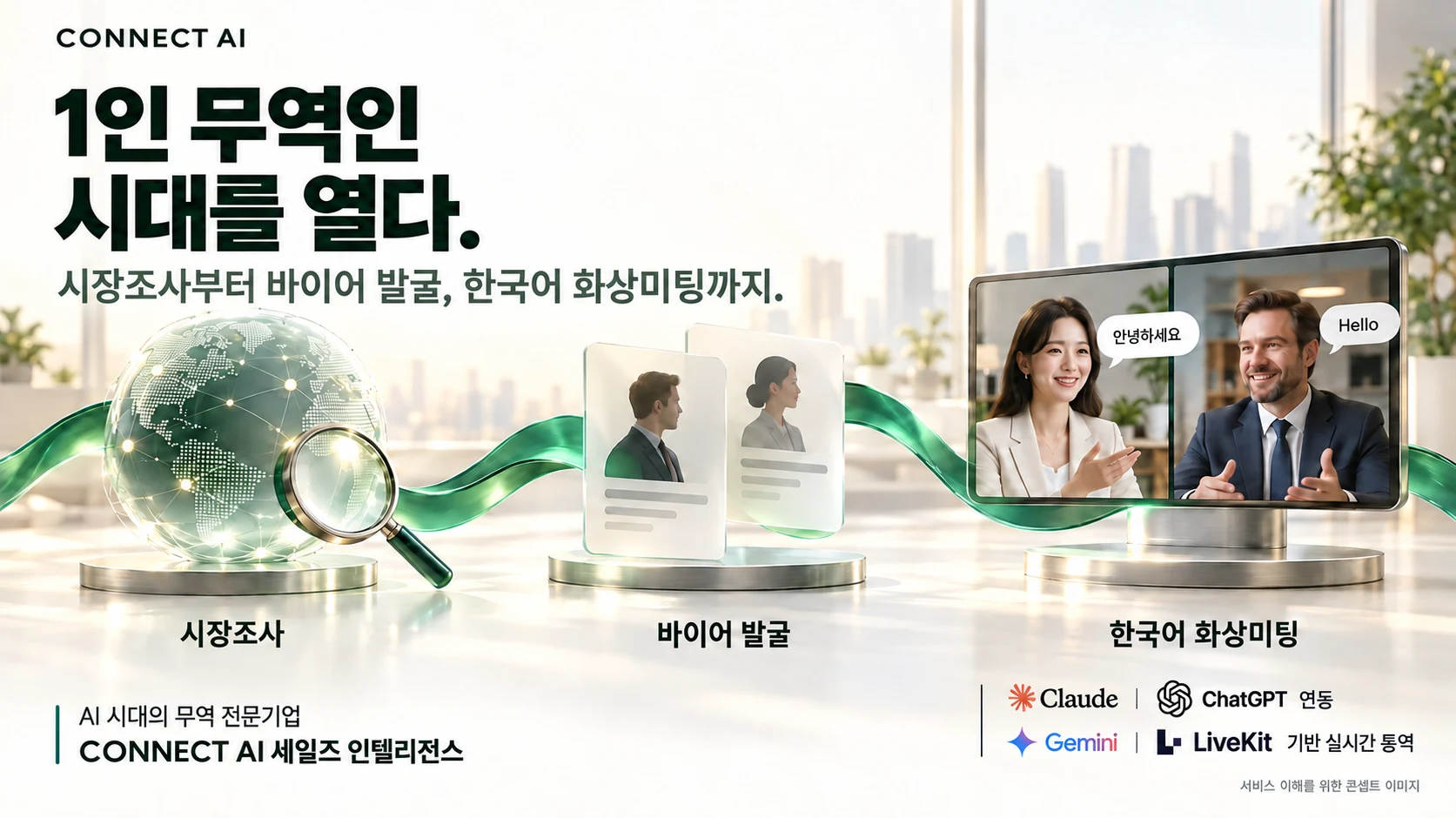 AI 시대, 진정한 1인 무역인 시대를 여는 커넥트에이아이